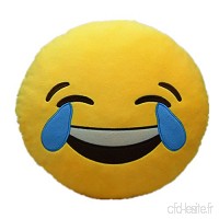 LI&HI Emoji émoticônes oreiller Rire coussin président Oreiller Coussin de siège rond cri - B00OYQS7N8